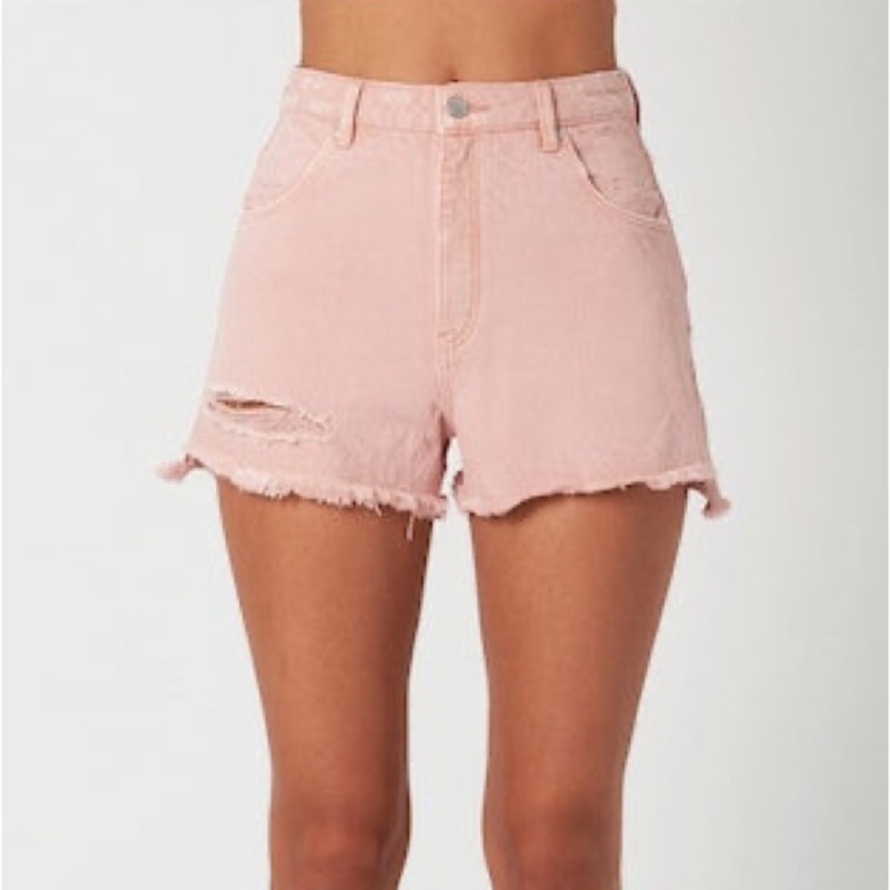 Rolla’s Duster Shorts Layla Peony Pink Distressed Size 30 Q